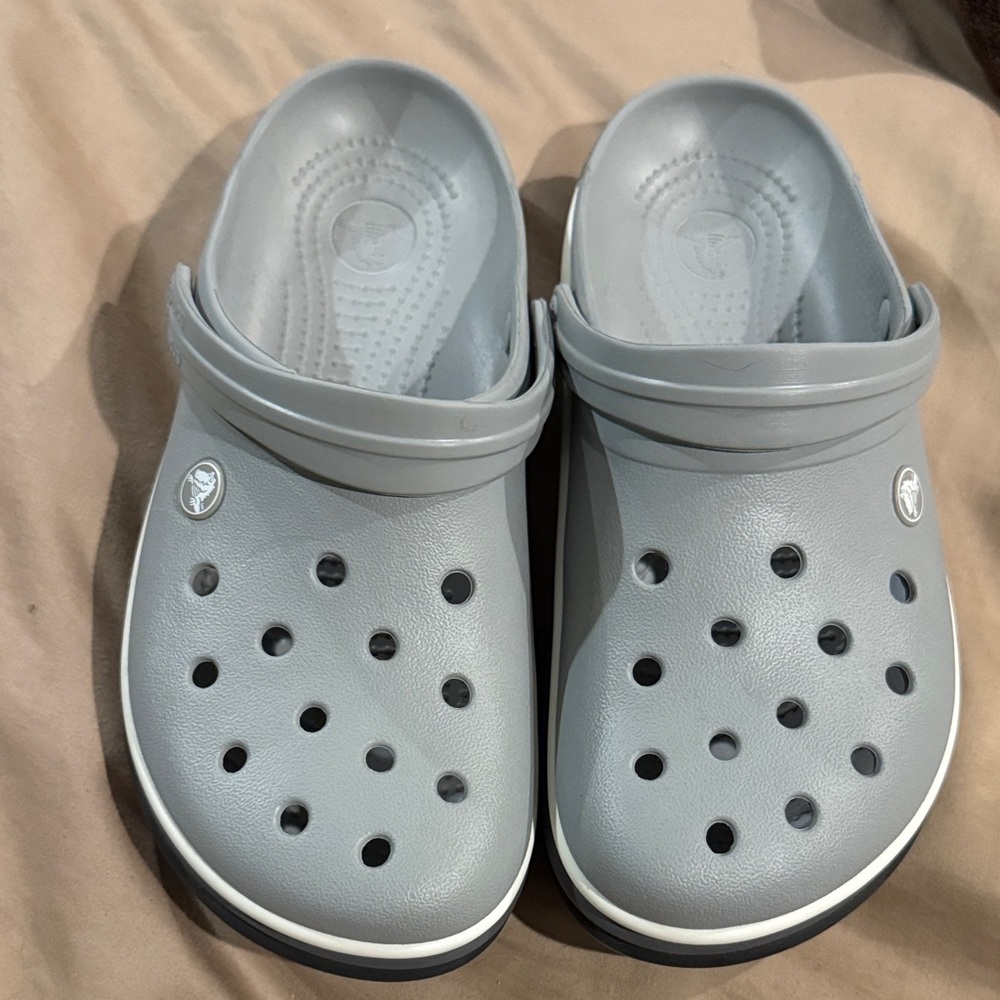 Adult Gray Crocs Clogs